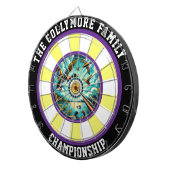 Vliegende eenden rustieke muur decor dartbord (Voorkant Rechts)