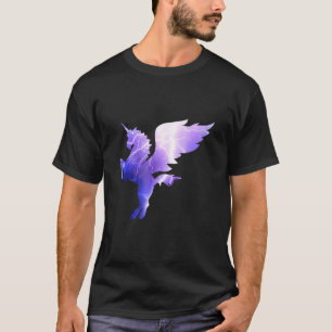 Vliegende Eenhoorn Paard Door De Bliksem Storm A T-shirt