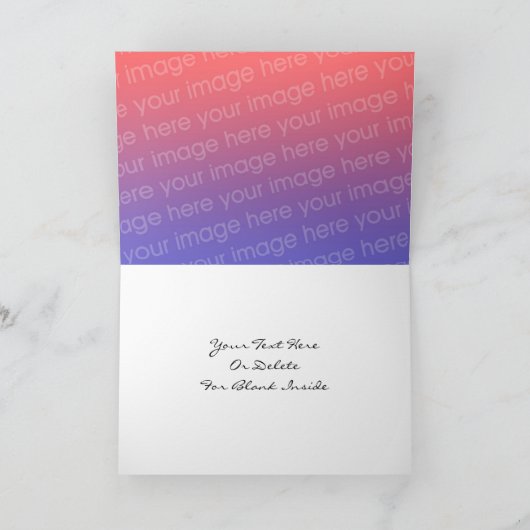 Vliegende Eenhoorn Regenboog Fantasy Art Fotokaart Kaart (Binnen)