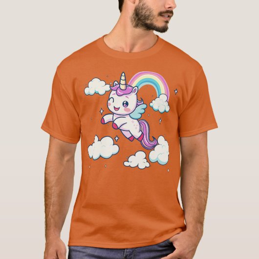 vliegende eenhoorn t-shirt (Voorkant)