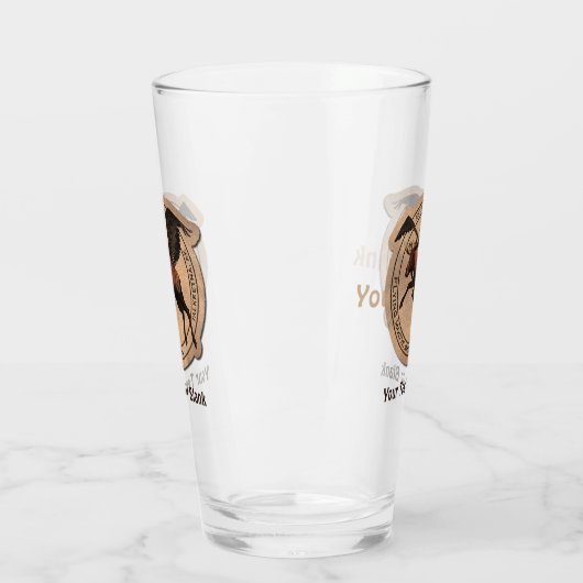 vliegende eland Aviation Patch Glas (Links)