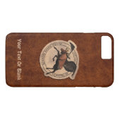 Vliegende Eland Luchtvaartpatch Case-Mate iPhone Case (Achterkant (Horizontaal))