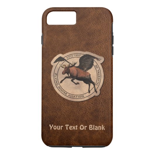 Vliegende Eland Luchtvaartpatch Case-Mate iPhone Case (Achterkant)