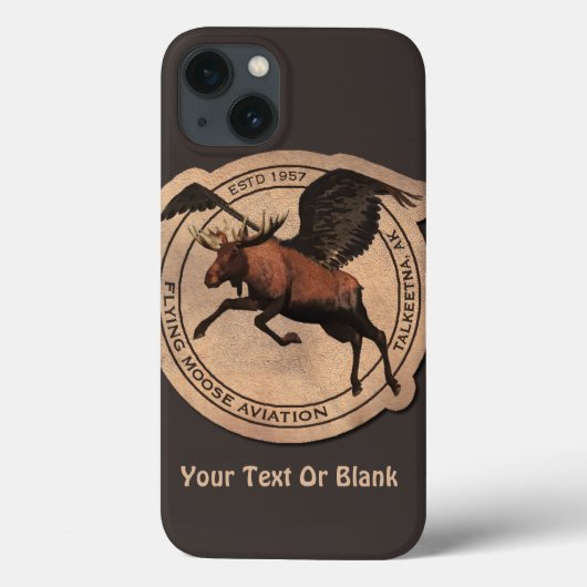 Vliegende Eland Luchtvaartpatch Case-Mate iPhone Case (Achterkant)