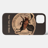 Vliegende Eland Luchtvaartpatch Case-Mate iPhone Case (Achterkant (horizontaal))
