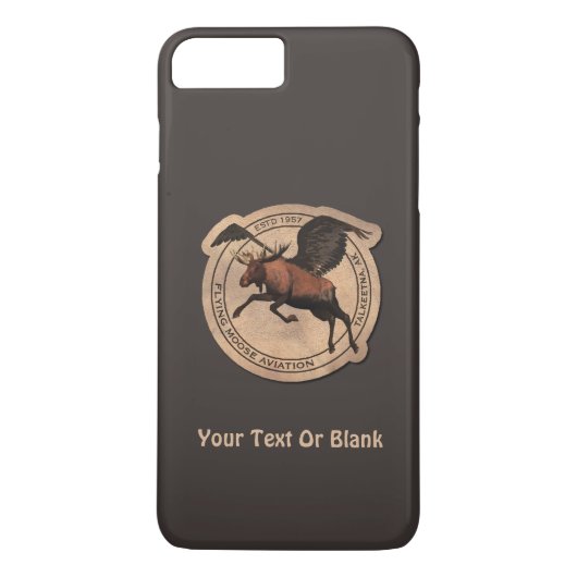 Vliegende Eland Luchtvaartpatch Case-Mate iPhone Case (Achterkant)