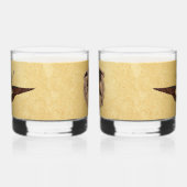 Vliegende eland piloot vleugels whisky glas (Links)