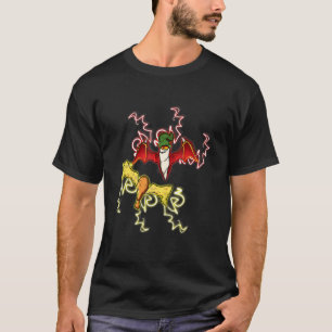 Vliegende engel kippenpoot & kwaadaardig gewricht t-shirt