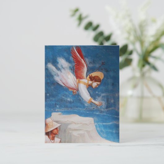 VLIEGENDE ENGEL VAN ST. JOACHIM'S DROOM, perkament Briefkaart (Staand voorkant)