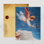 VLIEGENDE ENGEL VAN ST. JOACHIM'S DROOM, perkament Briefkaart (Voorkant / Achterkant)