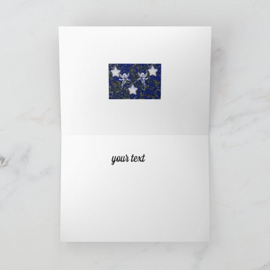 Vliegende engelen kaart (Binnen)