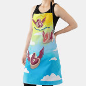 vliegende engelen mooi vlees kookgriep schort (Insitu)