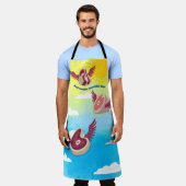 vliegende engelen mooi vlees kookgriep schort (Gedragen)