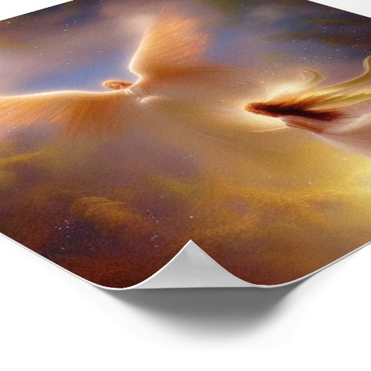 Vliegende engelen poster (Hoek)