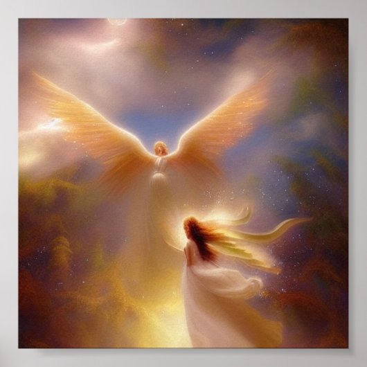 Vliegende engelen poster (Voorkant)