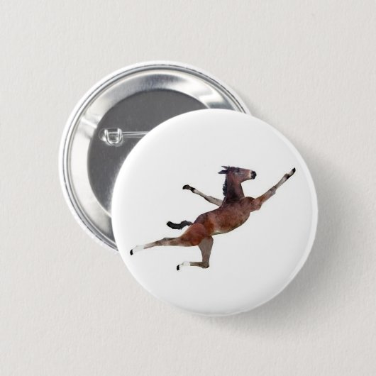 vliegende ezel ronde button 5,7 cm (Voorkant /achterkant)