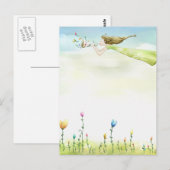 vliegende fee briefkaart (Voorkant / Achterkant)