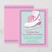 Vliegende feestdagen voor meisjes kaart (Voorkant / Achterkant)