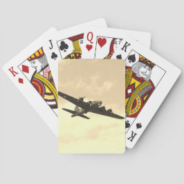 Vliegende Fortress in vlucht Pokerkaarten