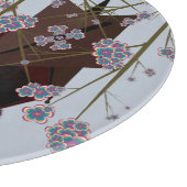 Vliegende Fox Sky Blue Round Glass Cutting Board Snijplank (Hoek)