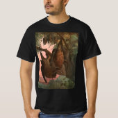Vliegende foxvleermuizen met Austen,  wilde dieren T-shirt (Voorkant)