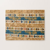 Vliegende ganzenkantel legpuzzel (Horizontaal)