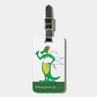 Vliegende Gator Bagage Label