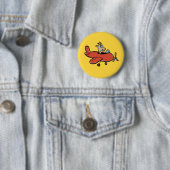vliegende geit ronde button 5,7 cm (In situ)