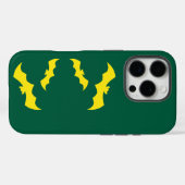 Vliegende Gele Halloween Vleermuizen Case-Mate iPhone Case (Achterkant (horizontaal))