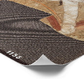 Vliegende genie of Apsaras uit Dunhuang Poster (Hoek)