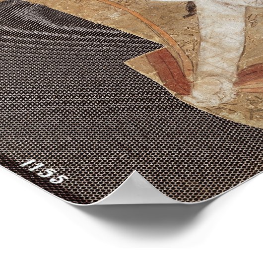 Vliegende genie of Apsaras uit Dunhuang Poster (Hoek)