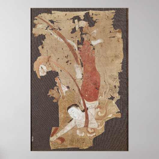 Vliegende genie of Apsaras uit Dunhuang Poster (Voorkant)