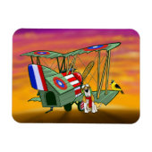 vliegende gezicht magneet (Horizontaal)