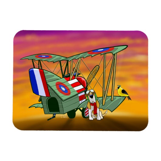 vliegende gezicht magneet (Horizontaal)