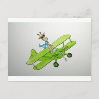 Vliegende Giraffe Briefkaart
