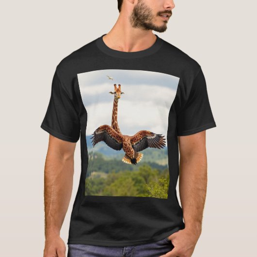 vliegende Giraffe T-shirt (Voorkant)
