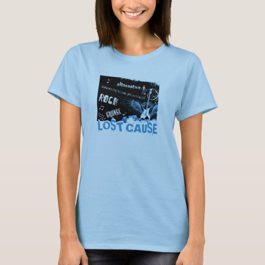 vliegende gitaar t-shirt (Voorkant)