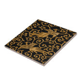 Vliegende goudvogels tegeltje (Zijkant)