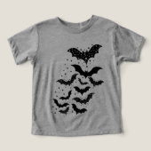 Vliegende Halloween Galaxy Vleermuizen en Sterren (Design voorkant)