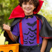 Vliegende Halloween Galaxy Vleermuizen en Sterren T-shirt