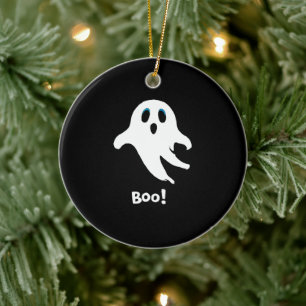 Vliegende Halloween Geest Keramisch Ornament