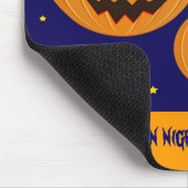 Vliegende Halloween pompoenen Muismat (Hoek)