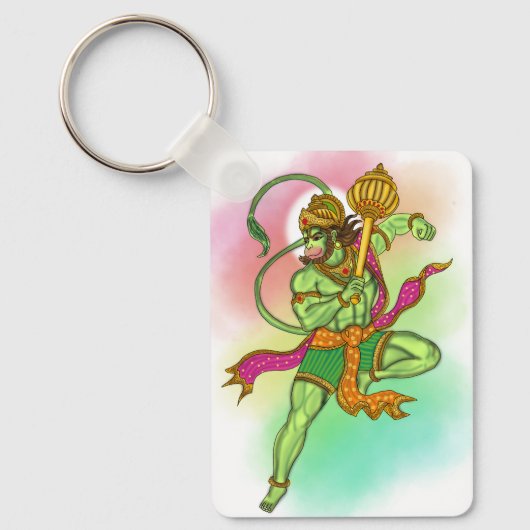 Vliegende Hanuman-sleutelhanger Sleutelhanger (Voorkant)