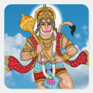 Vliegende Hanuman Sticker
