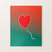 Vliegende hart legpuzzel (Verticaal)