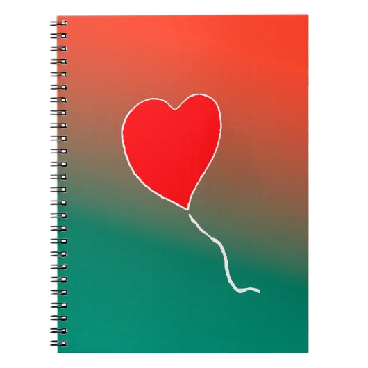 Vliegende hart notitieboek (Voorkant)