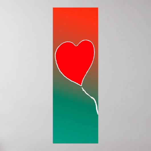 Vliegende hart poster (Voorkant)