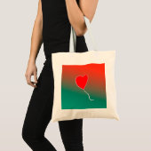 Vliegende hart tote bag (Voorkant (product))