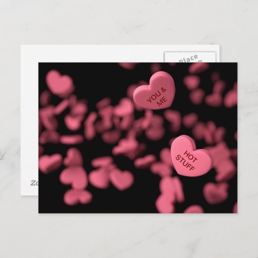 vliegende harten briefkaart (Voorkant / Achterkant)