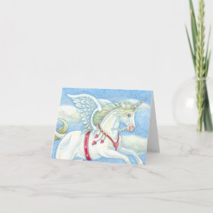 VLIEGENDE HARTEN EENHOORN, PEGASUS NOTITIEKAART Bl